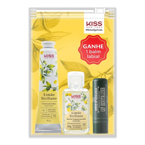 765961---Kit-Creme-para-Maos-Kiss-New-York-Limao-Siciliano-30g---Alcool-Gel-Limao-Siciliano-26g---Balm-Labial-1 765961---Kit-Creme-para-Maos-Kiss-New-York-Limao-Siciliano-30g---Alcool-Gel-Limao-Siciliano-26g---Balm-Labial-1