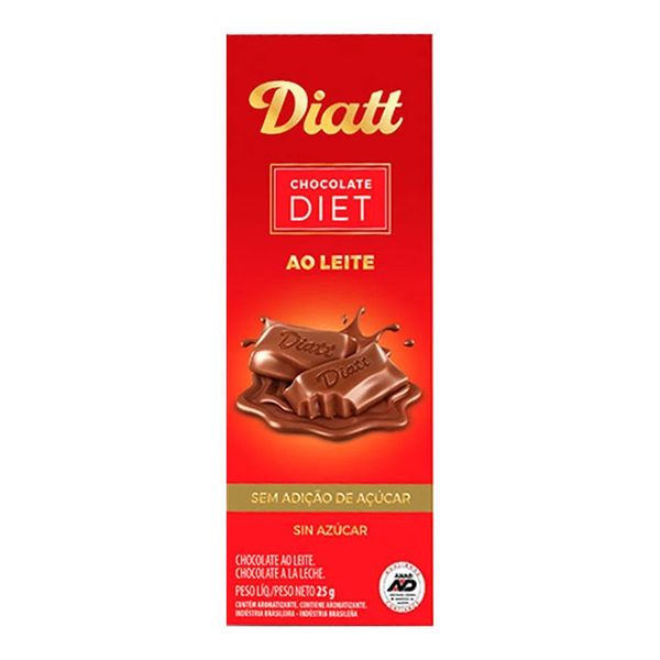Chocolate Ao Leite Diatt Diet 25g