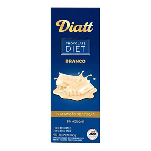 Chocolate Branco Diatt Diet 25g Chocolate Branco Diatt Diet 25g