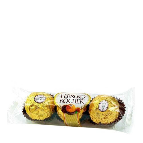 Chocolate Ferrero Rocher 3 unidades Chocolate Ferrero Rocher 3 unidades