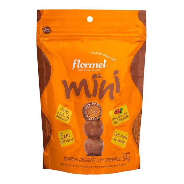 Chocolate Flormel Mini Bombom Caramelo 54g