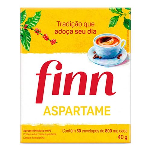 Aspartame Finn Em Pó 8g com 50 Unidades Aspartame Finn Em Pó 8g com 50 Unidades