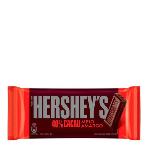Chocolate Hersheys Meio Amargo 40% 90g