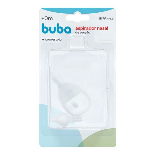 Aspirador Nasal de Sucção Buba +0m Com Estojo 1 Unidade Aspirador Nasal de Sucção Buba +0m Com Estojo 1 Unidade