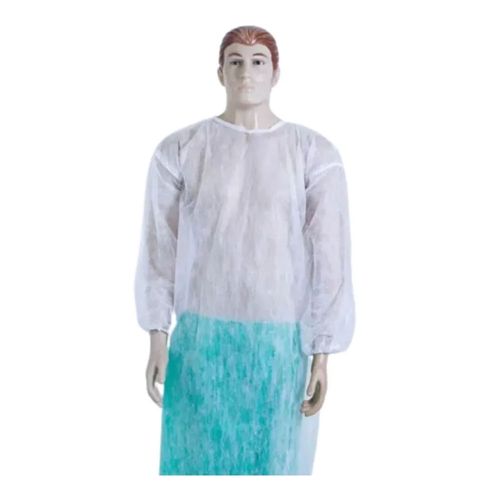 Avental Descartável Manga Longa Branco Anadona Avental Descartável Manga Longa Branco Anadona