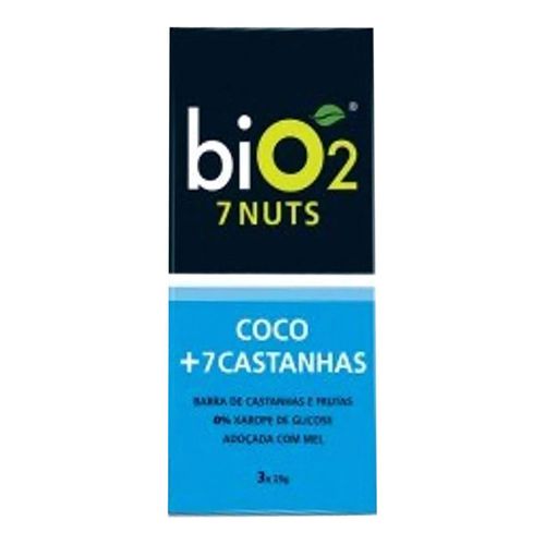 Barra de Cereal Bio2 7 Nuts Coco e Castanhas 25g - 3 unidades Barra de Cereal Bio2 7 Nuts Coco e Castanhas 25g - 3 unidades