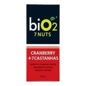 Barra de Cereal Bio2 7 Nuts Cranberry e Castanhas 25g - 3 unidades