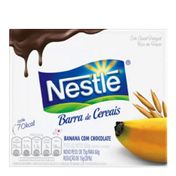 Barra de Cereal Nestlé Banana Com Chocolate 60g 3 Unidades