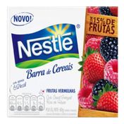 Barra de Cereal Nestlé Frutas Vermelhas 3 Unidades