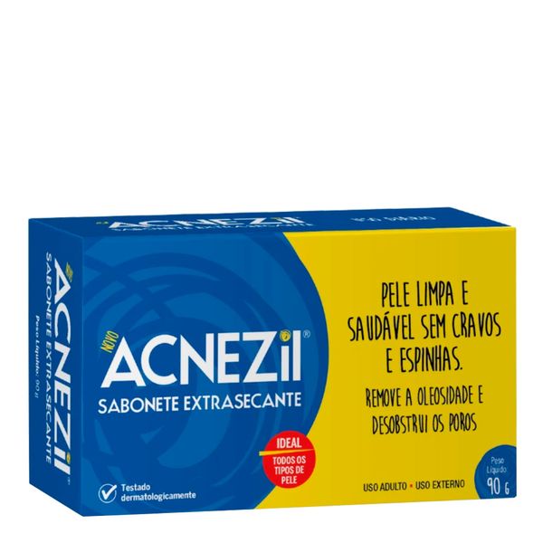 Sabonete Barra Acnezil Extra Secante 90g