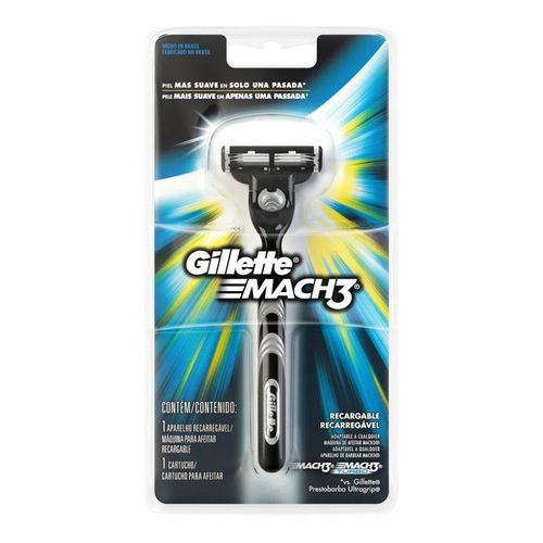 Aparelho Gillette Mach3 Regular 3 Cargas Edição Olympics Aparelho Gillette Mach3 Regular 3 Cargas Edição Olympics