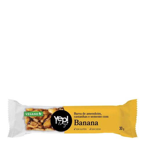 Barra de Castanhas Yep To Go Banana 30g