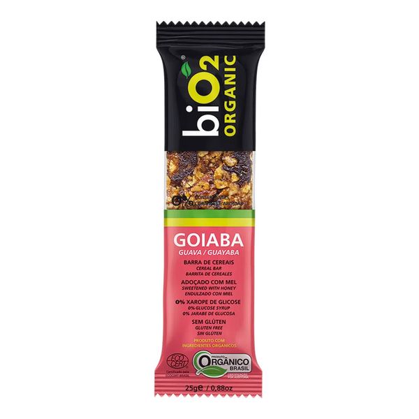 Barra de Cereais biO2 Organic Goiaba 25g