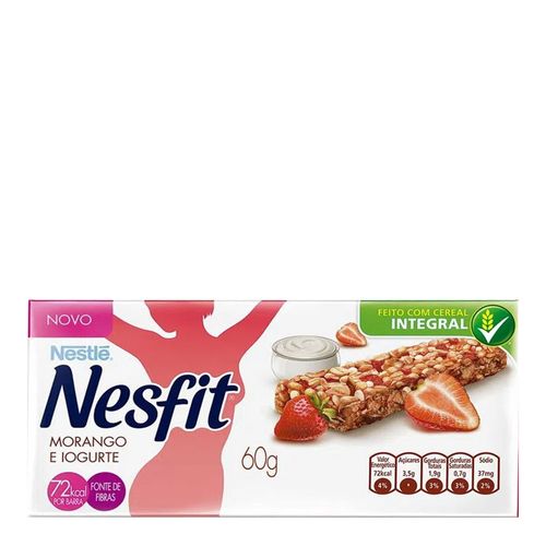 Barra de Cereais Nesfit Morango e Iogurte 20g 3 Unidades Barra de Cereais Nesfit Morango e Iogurte 20g 3 Unidades