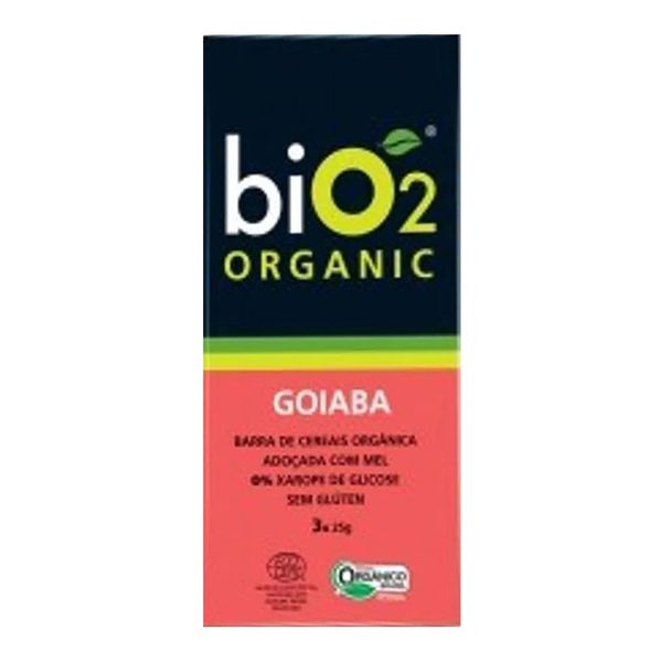 Barra de Cereal Orgânica Bio 2 Goiaba 3 Unidades