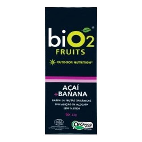 Barra de Frutas Orgânicas Bio2 Açaí + Banana 23g - 6 unidades Barra de Frutas Orgânicas Bio2 Açaí + Banana 23g - 6 unidades