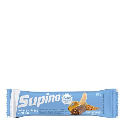 Barra de Frutas Supino Zero Banana Fibras e Linhaça 21g