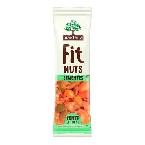 Barra de Nuts Mãe Terra Sementes 25g Barra de Nuts Mãe Terra Sementes 25g