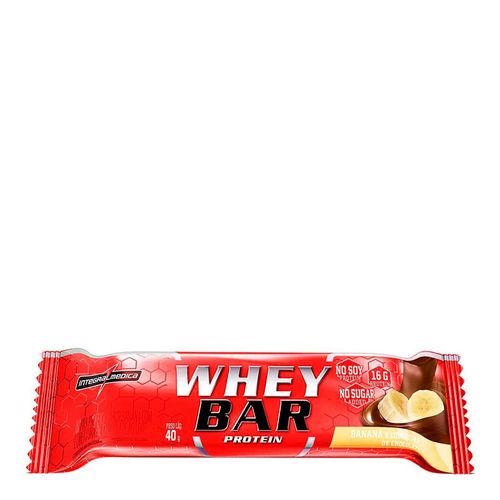 Barra De Proteína Whey Bar Banana 1 Unidade Barra De Proteína Whey Bar Banana 1 Unidade
