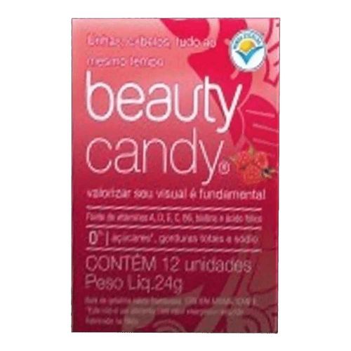 Bala Beauty Candy Framboesa 12 Unidades Bala Beauty Candy Framboesa 12 Unidades