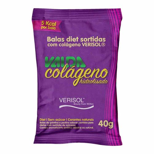 Bala Diet Valda Colágeno Verisol Sachê 40g Bala Diet Valda Colágeno Verisol Sachê 40g