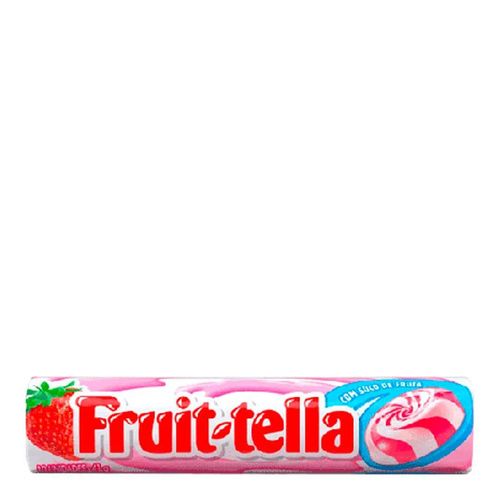 Bala Fruit-Tella Morango 10 Unidades 41g Bala Fruit-Tella Morango 10 Unidades 41g