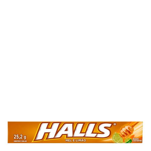 Bala Halls Mel e Limão 12 Drops 25,2g Bala Halls Mel e Limão 12 Drops 25,2g