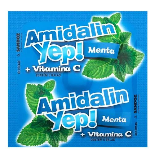 Pastilha Amidalin Menta Sandoz 5 Unidades Pastilha Amidalin Menta Sandoz 5 Unidades