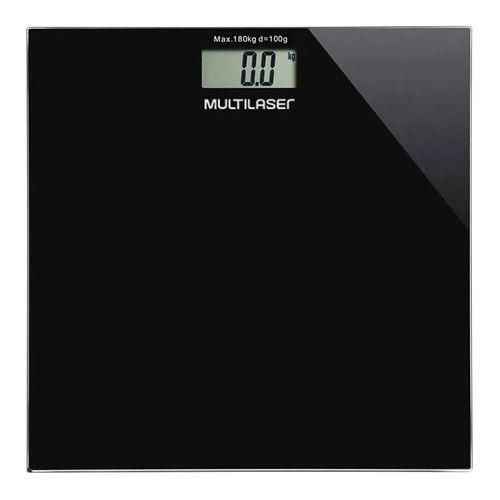 Balança Digital Multilaser Preta Balança Digital Multilaser Preta