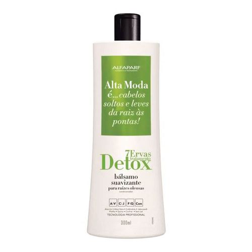Bálsamo Suavizante Alta Moda 7 Ervas Tratamento Detox 300ml Bálsamo Suavizante Alta Moda 7 Ervas Tratamento Detox 300ml