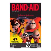 Band-Aid Os Incríveis Com 25 Unidades