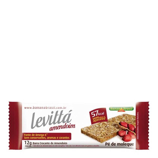 Barra de Amendoim Levittá Pé de Moleque 12g