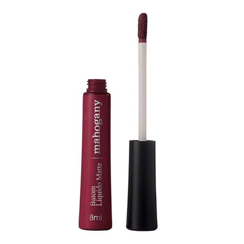 Batom Líquido Matte Acetinado M Make Up Wine Grape Mahogany 8ml Batom Líquido Matte Acetinado M Make Up Wine Grape Mahogany 8ml