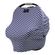 Capa Multifuncional Dori Chevron Azul Marinho e Branco Penka Cover