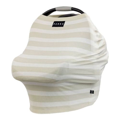 Capa Multifuncional Mulan Bege e Branco Penka Cover Capa Multifuncional Mulan Bege e Branco Penka Cover