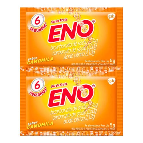 Sal de Fruta Eno Camomila 5g 2 Envelopes Sal de Fruta Eno Camomila 5g 2 Envelopes