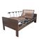 Cama Montreal Teca Itália Com Grades Basculante Wise Comfort