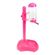 Bebedouro de Bilha com Suporte e Comedouro Rosa Chalesco