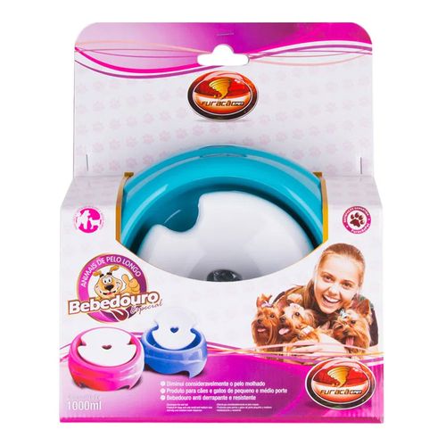 Bebedouro Pelos Longos para Cachorro e Gato Furacão Pet Verde - 1 Litro Bebedouro Pelos Longos para Cachorro e Gato Furacão Pet Verde - 1 Litro
