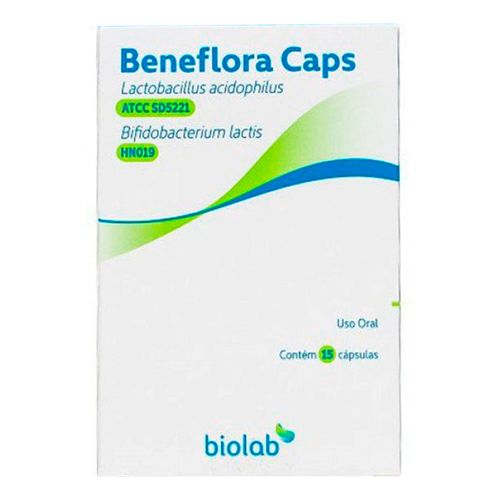 Beneflora 50mg Biolab Sanus 15 cápsulas Beneflora 50mg Biolab Sanus 15 cápsulas
