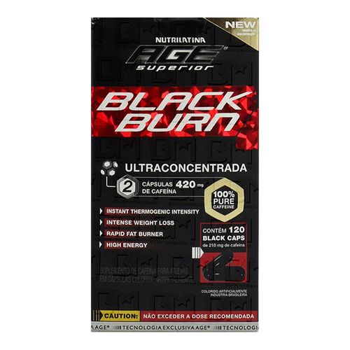 Black Burn Caps - Nutrilatina Age