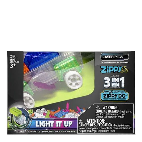 Blocos de Montar ZippyDo Junior Clássico 3 em 1 Laser Pegs Blocos de Montar ZippyDo Junior Clássico 3 em 1 Laser Pegs