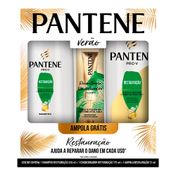 Kit Shampoo Pantene Restauração 350ml + Condicionador 175ml + Ampola 15ml