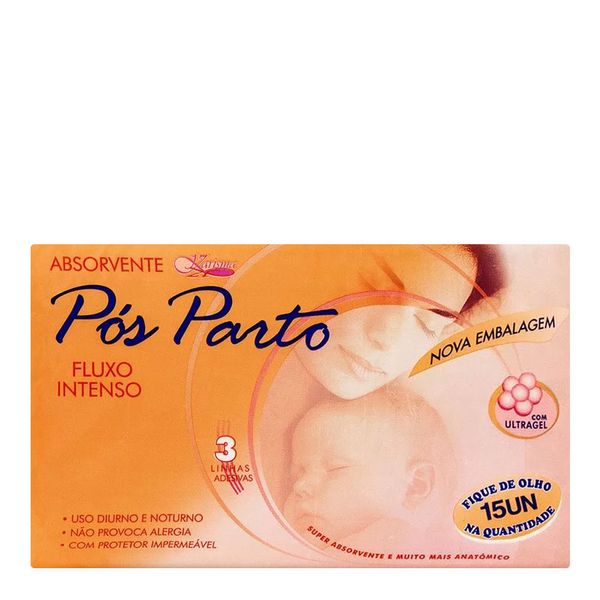 Absorvente Pós Parto Karisma 15 Unidades