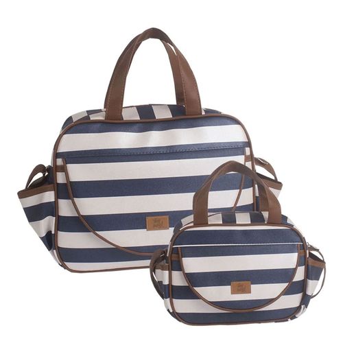 Bolsa Maternidade + Frasqueira Maternidade para bebê Street Marinho - Hey Baby Bolsa Maternidade + Frasqueira Maternidade para bebê Street Marinho - Hey Baby