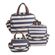 Bolsa Maternidade + Mochila + Frasqueira Maternidade para bebê Street Marinho - Hey Baby