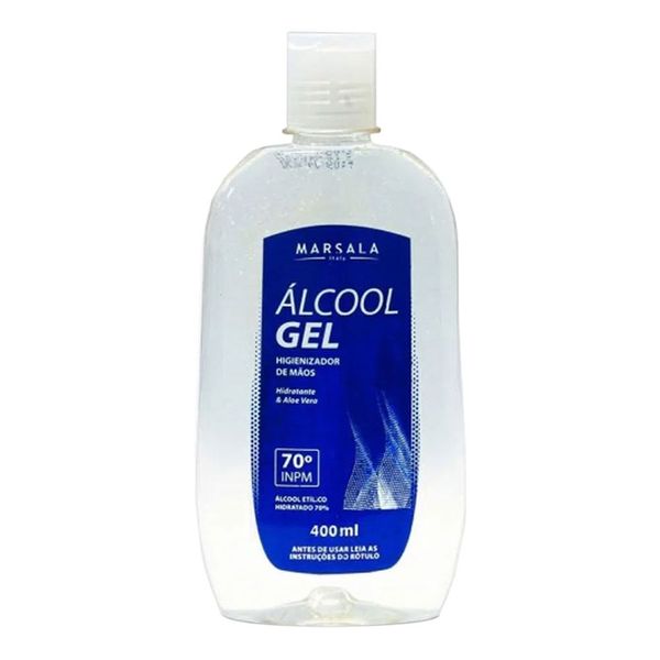 Álcool em Gel 70% Marsala 400ml