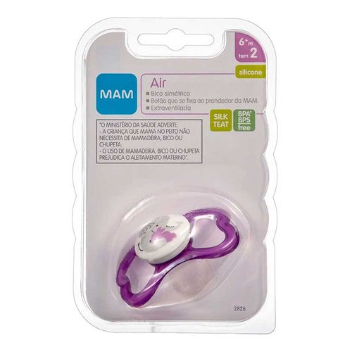 Chupeta MAM Air Girls 6+ meses - 2826 Chupeta MAM Air Girls 6+ meses - 2826
