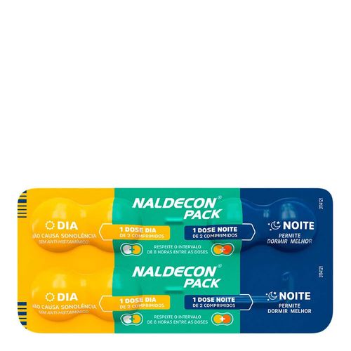 Antigripal Naldecon Dia E Noite 6 Comprimidos