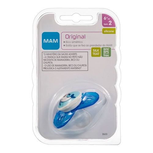 Chupeta MAM Original Boys 6+ meses - 2633 Chupeta MAM Original Boys 6+ meses - 2633